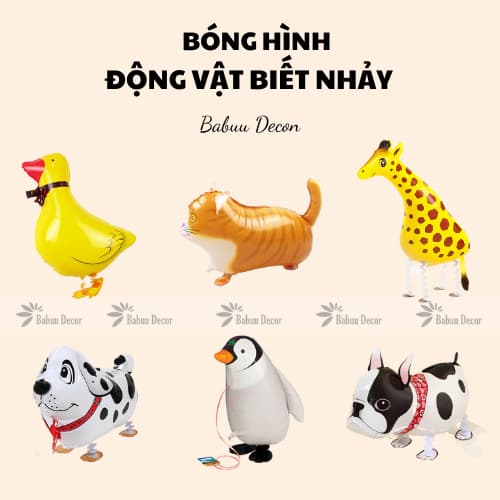Bóng hình động vật biết nhảy (walking animals)