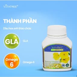 (Nhập Khẩu) Tinh dầu hoa Anh Thảo Evening Primrose Oil Vitatree cân bằng nội tiết cho chị em 2