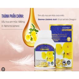 (Nhập Khẩu) Tinh dầu hoa Anh Thảo Evening Primrose Oil Vitatree cân bằng nội tiết cho chị em 3