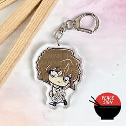 (mua 1 tặng 1) Móc khóa DETECTIVE CONAN ver ÂM NHẠC Thám tử lừng danh mica in hình anime chibi quà tặng độc đáo 5