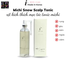 Tonic Michi xịt chống rụng và kích thích mọc tóc cung cấp dưỡng chất cho da đầu 100ml Hàn Quốc 3