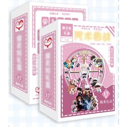 Hộp Quà Đu Quay One Piece Thiên Quan Jujutsu Naruto Nguỵ trang học tra in hình manhua anime game chibi xinh xắn 5