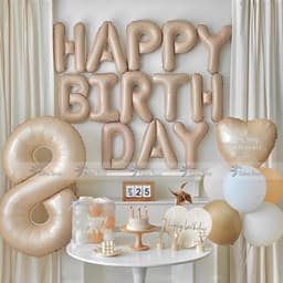 Bóng chữ Happy Birthday trang trí sinh nhật 7
