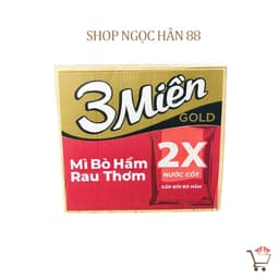 [Chính Hãng] Mì Ba Miền Gold thùng 30gói x 75g 4