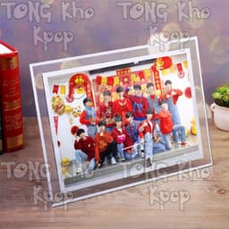 Khung Ảnh Kính TF Gia Tộc TF3 Tả Hàng Chu Chí Hâm Idol Cpop Kèm Ảnh Trang Trí Để Bàn Quà Tặng Fan 2