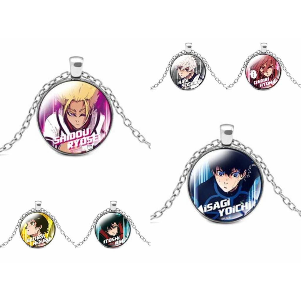 Vòng cổ in hình BLUE LOCK ver NỀN Hoạt Hình Anime manga phụ kiện thời trang unisex