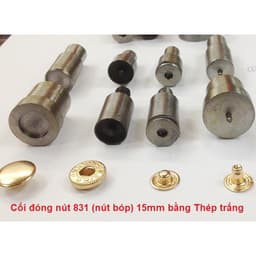 Cối đóng nút bấm quần áo, nút bóp, nút chén, nút nhựa (nút áo mưa), nút 5 chấu (nút áo em bé) Dùng cho máy thủ công 1