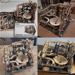 Đường Trượt Bi Lăn Marble Night City- Đồ Chơi Mô Hình Gỗ 3D Tự Lắp Ráp ROBOTIME ROKR 9