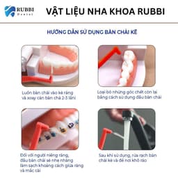 Bàn chải kẽ răng vệ sinh răng miệng chính hãng Dandis 9