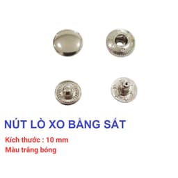 Nút bấm 4 thành phần (nút bóp, nút lò xo) Bằng SẮT Size 10mm,12mm,15mm Dùng làm đồ thủ công 2