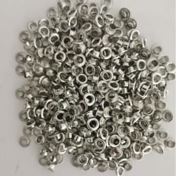 Khoen ore mắt cáo 4.5mm 5mm 5.5mm Khoen sắt xi Màu bạc Có long đền BỊCH LỚN Dùng đóng túi giấy,sáp thơm,thẻ tag,bao bì 6
