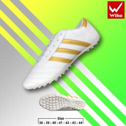 Giày Đá Bóng Wika 3 Sọc Chính Hãng, Giày Bóng Đá CT3 Nam Nữ ,đinh TF Tăng Khả Năng Bám Sân. 3