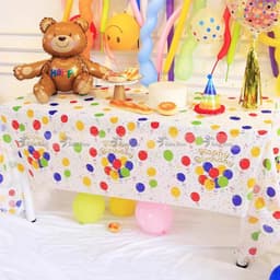 Khăn trải bàn tiệc sinh nhật nhiều màu lựa chọn 3