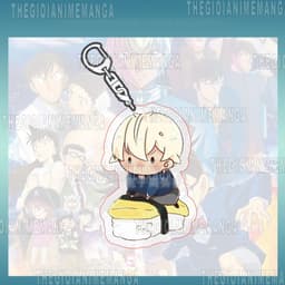(Mua 1 tặng 1) Móc khóa DETECTIVE CONAN ver ĐỒ ĂN Thám tử lừng danh in hình anime chibi mica trong acrylic keyring 6