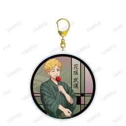 (mua 1 tặng 1) Móc khóa in hình TOKYO REVENGERS ver NỀN CARO Kịch trường của Takemichi anime chibi mica dễ thương 4