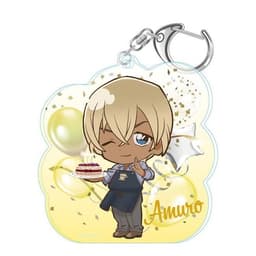 (mua 1 tặng 1) Móc khóa DETECTIVE CONAN ver SINH NHẬT Thám tử lừng danh in hình anime chibi mica keyring dễ thương 6