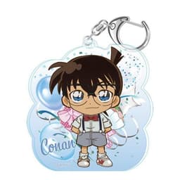 (mua 1 tặng 1) Móc khóa DETECTIVE CONAN ver SINH NHẬT Thám tử lừng danh in hình anime chibi mica keyring dễ thương 7