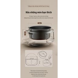 (GIÁ XẢ) Nồi Áp Suất Điện Đa Năng Midea MPC40110APA - Dung Tích 4L, 1000W, Tích Hợp Đa Chức Năng, Hẹn Giờ, Khóa An Toàn 9