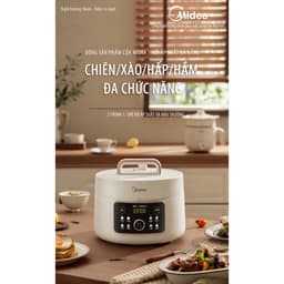 (GIÁ XẢ) Nồi Áp Suất Điện Đa Năng Midea MPC40110APA - Dung Tích 4L, 1000W, Tích Hợp Đa Chức Năng, Hẹn Giờ, Khóa An Toàn 2