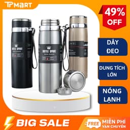 Bình giữ nhiệt inox cao cấp dung tích 1000ml, Bình nước giữ nhiệt 1