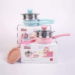 Nồi Chảo đá nấu Ăn Dặm Cho Bé, chống dính Cao Cấp, chính hãng SEKA dùng được mọi loại bếp. 2