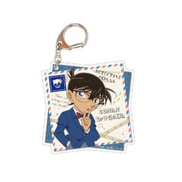 (Mua 1 tặng 1) Móc khóa mica DETECTIVE CONAN ver THƯ Thám tử lừng danh hình in 2 mặt 4