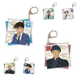(Mua 1 tặng 1) Móc khóa mica DETECTIVE CONAN ver THƯ Thám tử lừng danh hình in 2 mặt 1