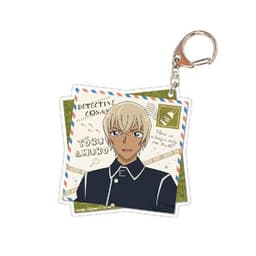 (Mua 1 tặng 1) Móc khóa mica DETECTIVE CONAN ver THƯ Thám tử lừng danh hình in 2 mặt 3