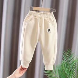 HOT - Quần dài nỉ, quần dài thu đông  cho bé trai, bé gái size 6-35kg 1