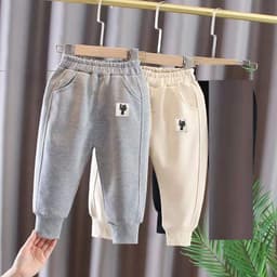 HOT - Quần dài nỉ, quần dài thu đông  cho bé trai, bé gái size 6-35kg 4