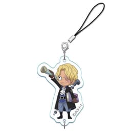(mua 1 tặng 1) Móc dây treo điện thoại ONE PIECE ver HOẠT ĐỘNG anime chibi popsocket griptok mica tiện lợi 4