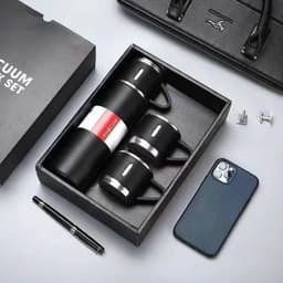 Bình kèm cốc giữ nhiệt 500ml, bình giữ nhiệt inox tặng kèm 2 cốc sang chảnh M282 6