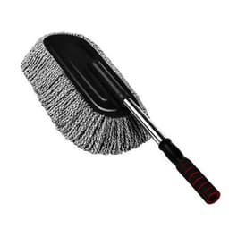 Chổi dẹt, tròn nano sợi dầu lau rửa xe ô tô chuyên dụng - cán kéo dài đa năng, dọn vệ sinh xe hơi 8