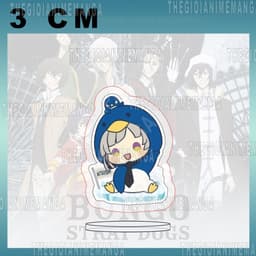 (mua 1 tặng 1) (3CM) Standee BUNGOU STRAY DOGS ver CHIM CÁNH CỤT mô hình Văn Hào Lưu Lạc game anime mica trưng bày 7
