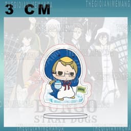 (mua 1 tặng 1) (3CM) Standee BUNGOU STRAY DOGS ver CHIM CÁNH CỤT mô hình Văn Hào Lưu Lạc game anime mica trưng bày 6