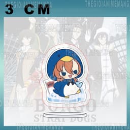 (mua 1 tặng 1) (3CM) Standee BUNGOU STRAY DOGS ver CHIM CÁNH CỤT mô hình Văn Hào Lưu Lạc game anime mica trưng bày 8