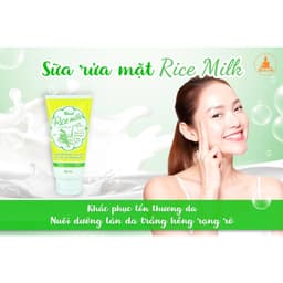 Sữa Rửa Mặt Gạo Rice Milk Thái Lan 180g Làm Sáng Da, Sạch Sâu, Ngừa Lão Hóa 3