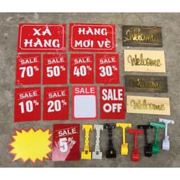 5 Cái Kẹp Sale Giảm Giá Khuyến Mãi Nhiều Màu 2