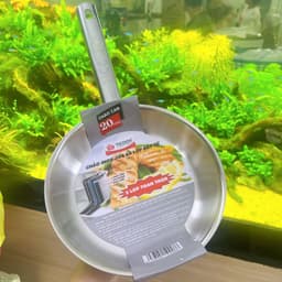 Chảo Inox 304 3 Đáy - Chảo đáy từ inox TICOOK dùng mọi loại bếp 6