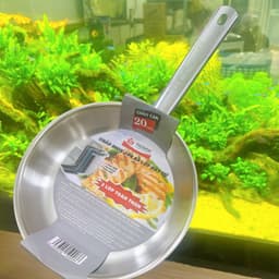 Chảo Inox 304 3 Đáy - Chảo đáy từ inox TICOOK dùng mọi loại bếp 8