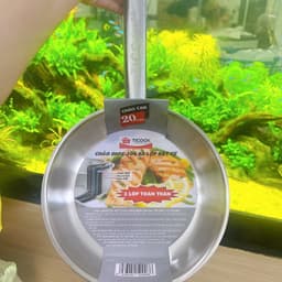 Chảo Inox 304 3 Đáy - Chảo đáy từ inox TICOOK dùng mọi loại bếp 7
