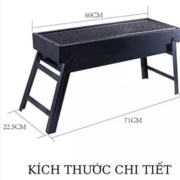 Bếp Nướng Than Hoa Dài Mang Theo Du Lịch Cắm Trại Dã Ngoại 2