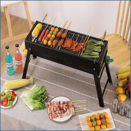Bếp Nướng Than Hoa Dài Mang Theo Du Lịch Cắm Trại Dã Ngoại 4