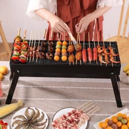 Bếp Nướng Than Hoa Dài Mang Theo Du Lịch Cắm Trại Dã Ngoại 8
