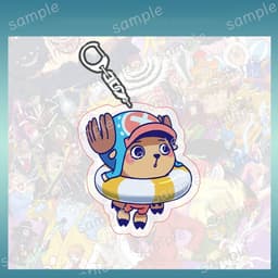 (mua 1 tặng 1) Móc khóa ONE PIECE ver PHAO ĐI BIỂN Đảo hải tặc mica trong acrylic in hình anime chibi quà tặng độc đáo 4