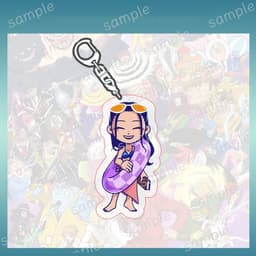 (mua 1 tặng 1) Móc khóa ONE PIECE ver PHAO ĐI BIỂN Đảo hải tặc mica trong acrylic in hình anime chibi quà tặng độc đáo 5