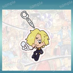 (mua 1 tặng 1) Móc khóa ONE PIECE ver NHẢY Đảo hải tặc mica trong acrylic in hình anime chibi quà tặng độc đáo 9