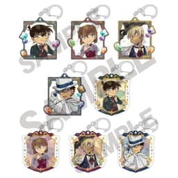 (Mua 1 tặng 1) Móc khóa DETECTIVE CONAN ver POST Thám tử lừng danh in hình anime chibi mica trong acrylic keyring 1