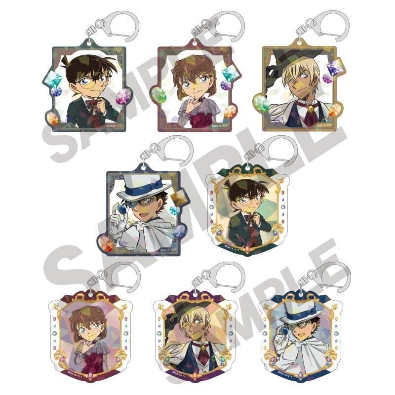 (Mua 1 tặng 1) Móc khóa DETECTIVE CONAN ver POST Thám tử lừng danh in hình anime chibi mica trong acrylic keyring