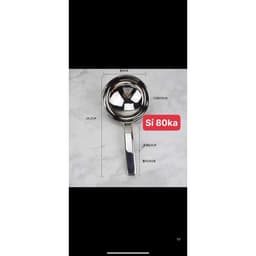Muôi canh cán ngắn Chockmen CKM81 19cm Muôi múc canh inox muỗng canh inox 9